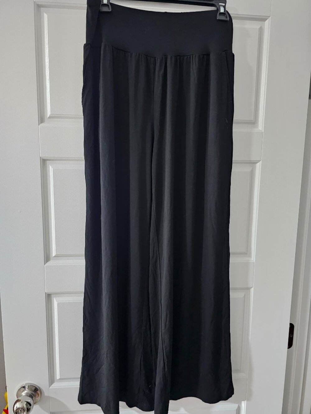 WIWI Large black pajama lounge pants